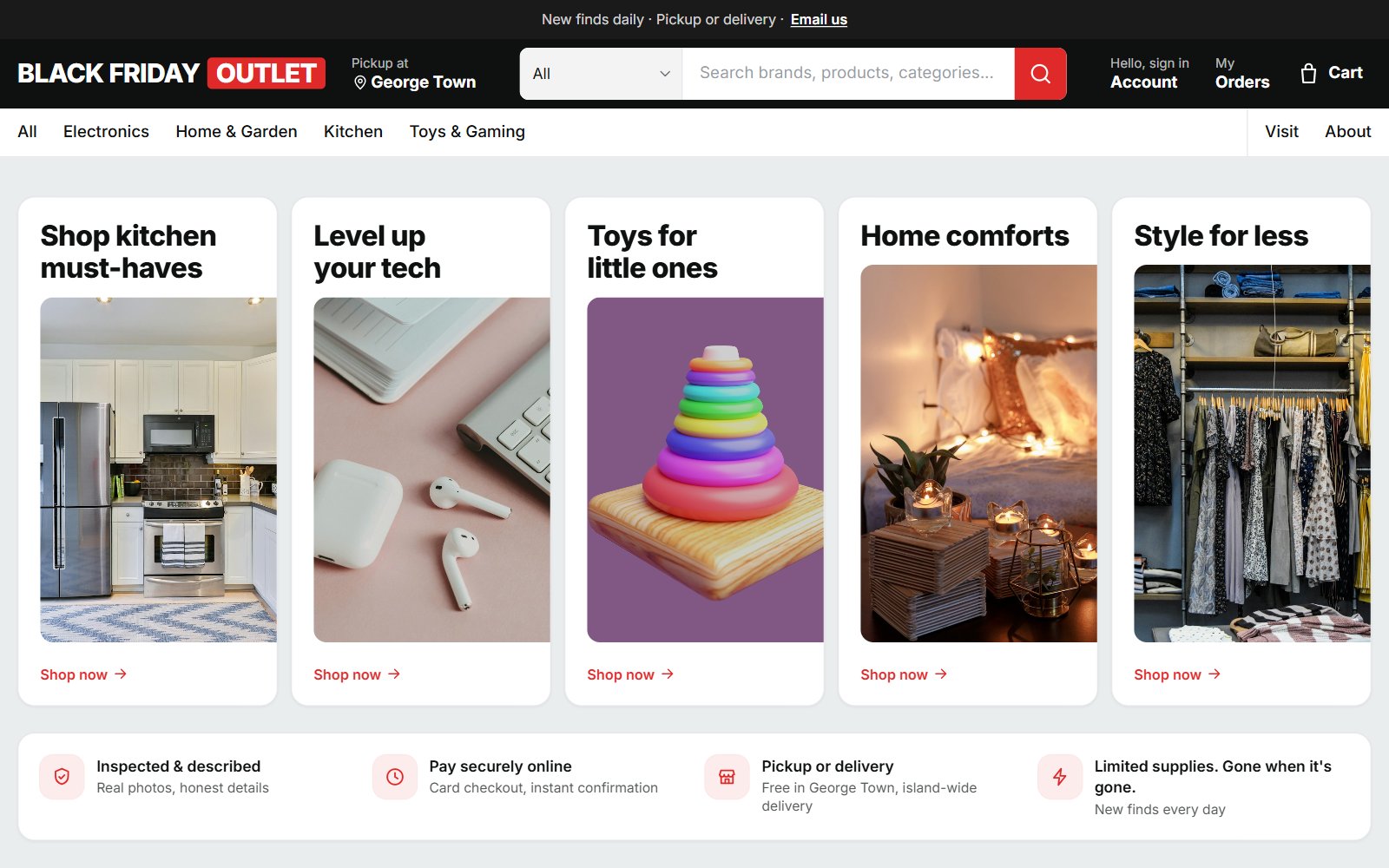 Online store and point of sale e-commerce platform built by Aerosoft Cayman