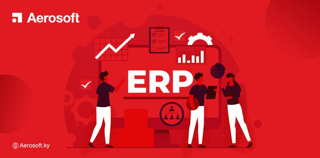 Blog banner of Custom ERP Software Development Guide.